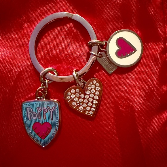 Coach Accessories - NWOT Coach Poppy Keychain / Bag Charm